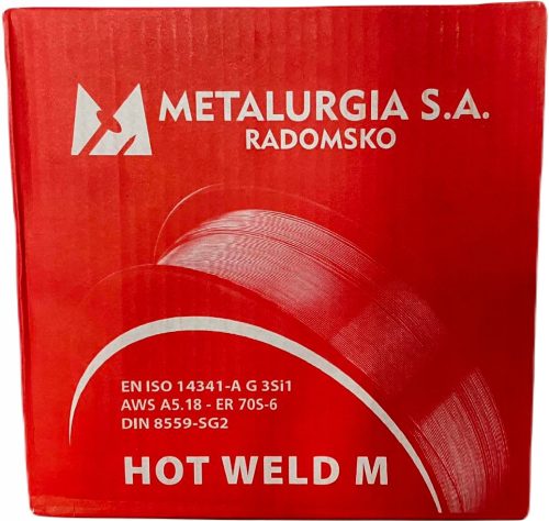 Hegesztő huzal - Hegesztőhuzal 1,0 15kg SG2 METALLURGIA MIG/MAG