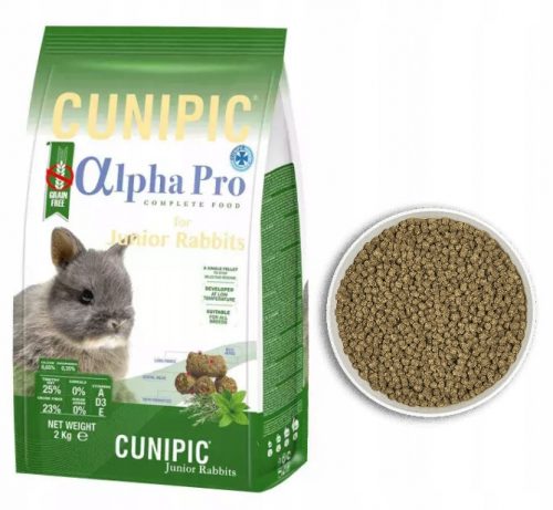 Takarmány kis rágcsálóknak - Cunipic Alpha Pro Junior Rabbit Food 1,75 kg