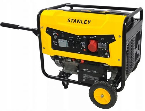 Hordozható háromfázisú Stanley 7500 W-os benzingenerátor