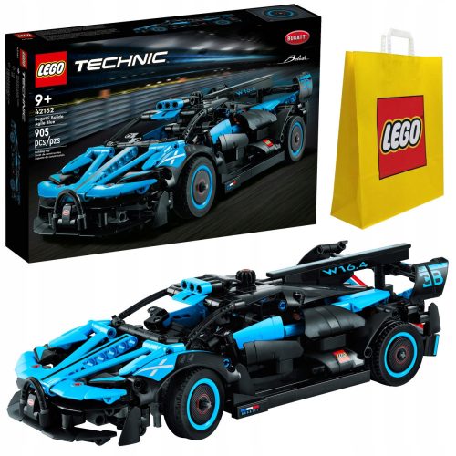  LEGO Technic Bugatti Bolide Agile Blue 42162 + VP papírtáska LEGO 6315792 közepes