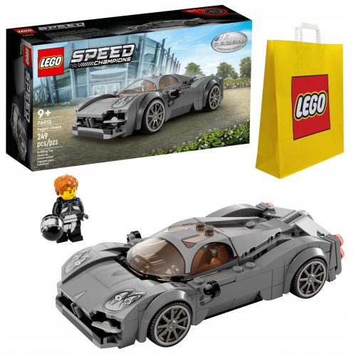  LEGO Speed Champions 76915 Pagani Utopia + LEGO 6315792 VP PAPÍRTASKA KÖZEPES M 34X41X10 TE