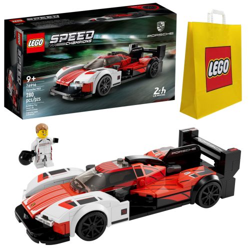  LEGO Speed Champions 76916 Porsche 963 + LEGO 6315792 VP PAPÍRTÁSKA KÖZEPES M 34X41X10 TE