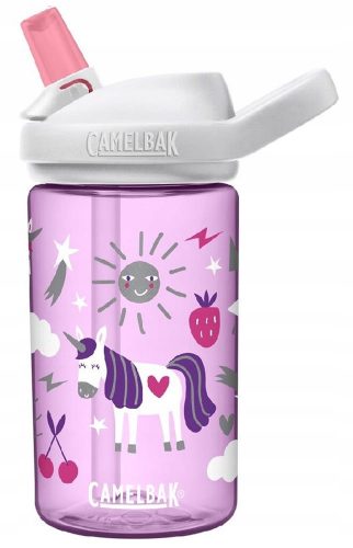 Bögre, üveg csecsemőnek - Camelback Eddy+ Kids 400 ml lila palack