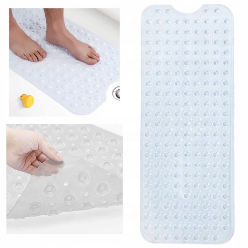 Gyermek csúszásmentes fürdőszőnyeg - Non -SLIP szőnyeg a kád fürdőszobájához 100 x 40 cm