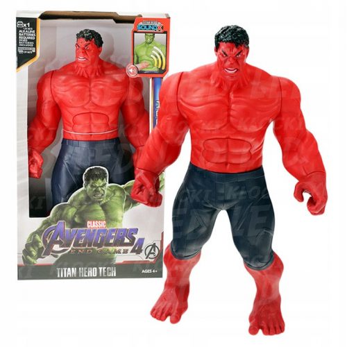  HULK Piros Piros Erőteljes akciófigura Hangok 30cm