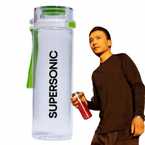 Shaker, edzőtermi palack - Víz palack Bidon Supersonic Green 0,7L