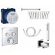 Rejtett csaptelepek -  Grohe SmartControl akkumulátor + zuhanykészlet + 30 cm