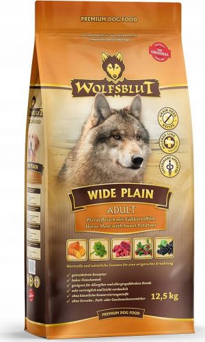 Száraz kutyaeledel - WOLFSBLUT Wide Plain Felnőtt 12,5 kg LÓ