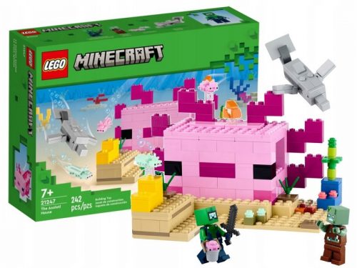  LEGO Minecraft 21247 Axolotl ház