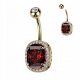  PREMIUM CRYSTALS BELLY RING