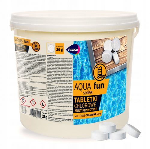  Klór tabletta Stapar 3 kg 1 l