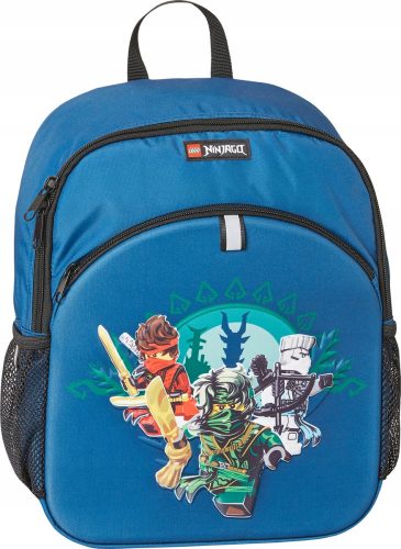  Többrekeszes óvodai hátizsák LEGO Ninjago LEGO Bags fiúk Kék árnyalatai, többszínű