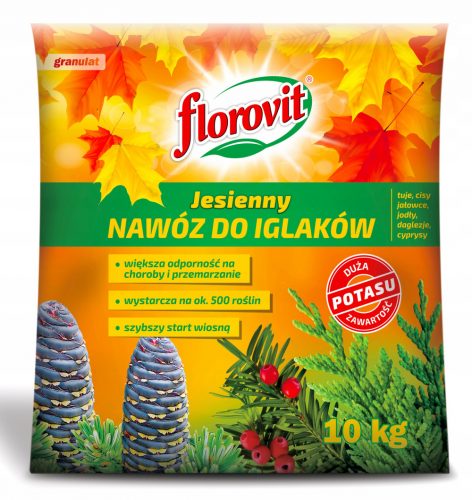 Kerti műtrágya - Florovit őszi műtrágya tűlevelűek tui cisów 10 kg