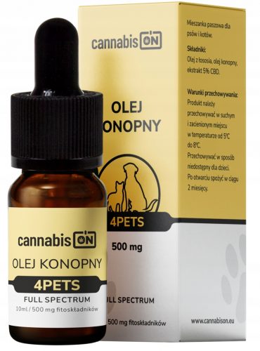  CannabisOn 4Pets Full Spectrum kenderolaj 500 mg 10 ml