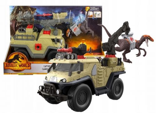  Mattel Jurassic World dinoszauruszfogó GWD65 jármű