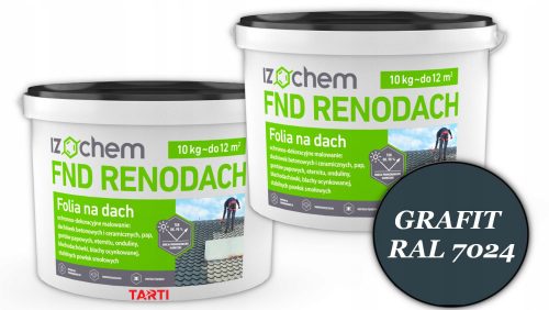 Izochem FND Renodach tetőfelújító fólia, 10 kg, szürke