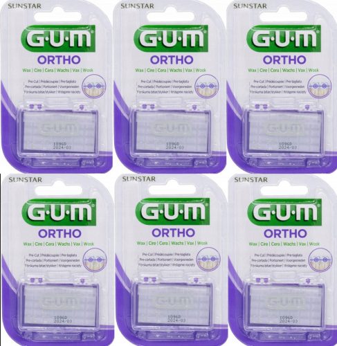  Gum Sunstar Orthodontic Wax Neutral – Fogszabályozó fogszabályzó viselése közbeni kellemetlenségek enyhítésére