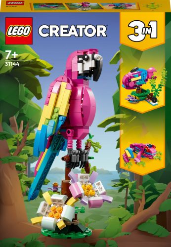  LEGO Creator 3 az 1-ben 31144 egzotikus rózsaszín papagáj