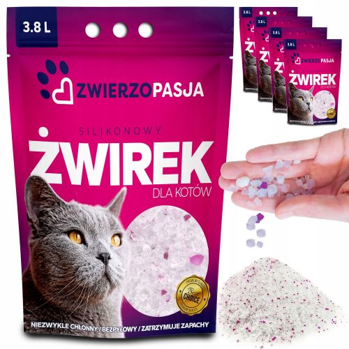 Alom nyulaknak és kis rágcsálóknak - Szilikon macska kavics 5x 3,8L állathoz