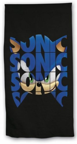 Gyermek strandtörölköző - Sonic fürdő törülköző 70x140