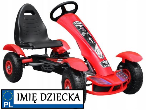 Gokart gyerekeknek - Pedal go -pedal egy nagy jármű egy 50 kg -os gyermek számára