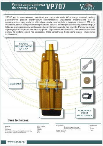 Kerti öntöző szivattyú - Szivattyú tiszta vízhez, 580W, 1080 L/H, VP707