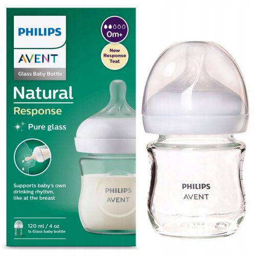 Bébiüveg - Üveg palack Philips Avent természetes 120 válasz