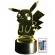 Játék figura - Lámpa gyermekeknek Pokemon Pikachu Pikacz 3D LED