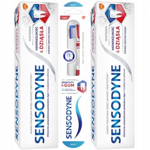 Fogkrém gyerekeknek - Sensodyne túlérzékenységi paszta 2x75ml + kefe