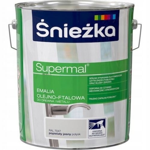 Zománc Śnieżka Supermal szürke 10 l