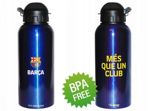 Kiegészítő focirajongóknak - FC Barcelona alumínium vizes palack 400 ml BPA ingyenes