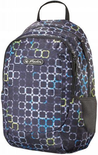 Hátizsák az iskolába - HERLITZ YOUNG HÁTIZSÁK, NAVY BLUE SQUARES, 23L