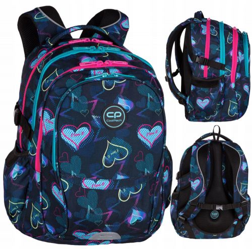  CoolPack Factor 29L Deep Love iskolai hátizsák