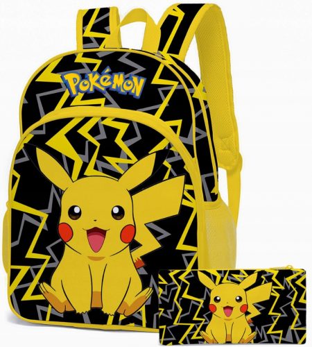 Hátizsák az iskolába - Pikachu hátizsák iskolai hátizsákok gyermekek pokemonja