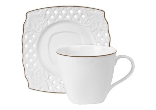 Kávéscsészék Veroni lazar porcelán csésze 220 ml 6 db.