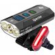  Spectre ProLight2 kerékpár lámpa 1200 lm USB + Spectre YQ-Y19 kerékpár lámpa 120 lm akkumulátor