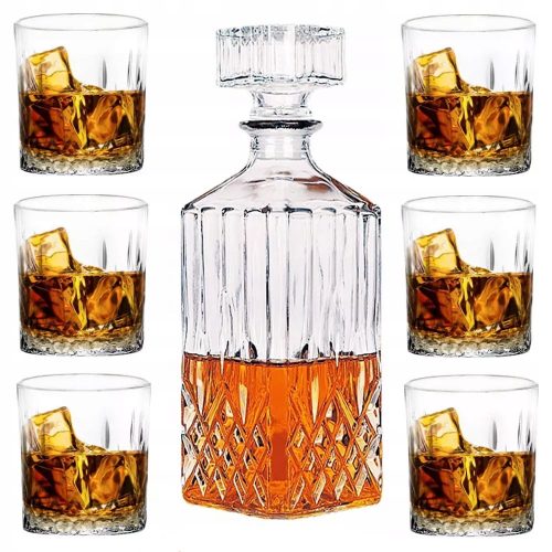 Kancsó - Glasmark 1002485 whisky készlet, átlátszó, 2,35 l, 7 elem