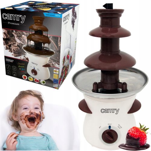 Csokoládé szökőkút - Chocolate Fountain 3 Camry CR 4457 szintek