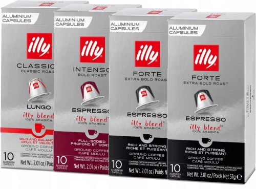 Nespresso kávé illy lungo forte set 40 db