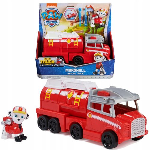  Spin Master Paw Patrol Big Truck Pups Marshall jármű, piros