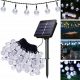 Fényfüzérek - 100 LED Garden Solar Garland a terasz erkélyére