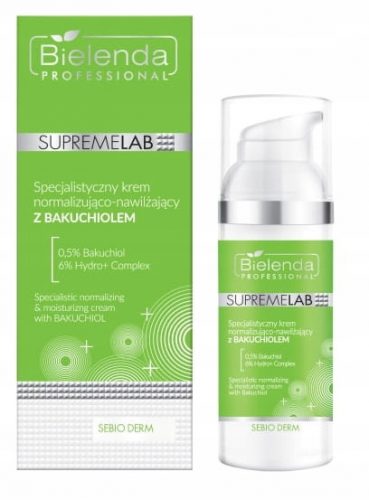  Bielenda Professional SupremeLab Sebio Derm 50 SPF nappali és éjszakai tökéletlenség elleni arckrém 50 ml