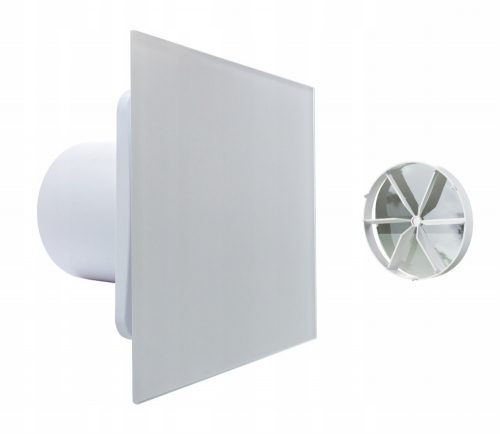 Ventika KLIQ100BASE + KLIQFP180CHROME fürdőszoba ventilátor 100 mm