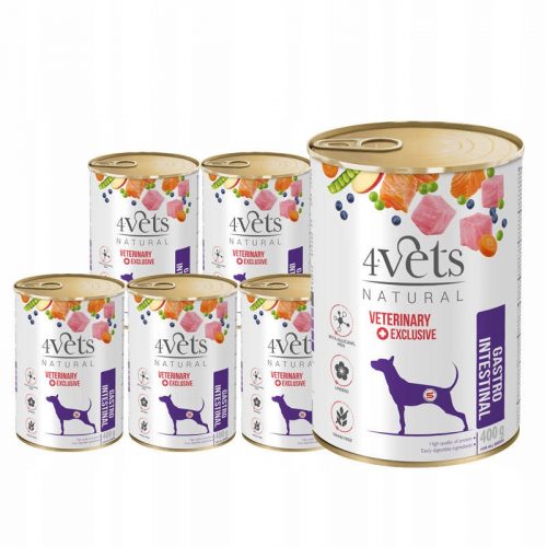  4Vets Natural wet food pulyka 0,4 kg