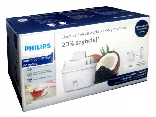 Vízszűrő utántöltés - Philips AWP211 Micro X-Clean szűrőbetét, 3 db