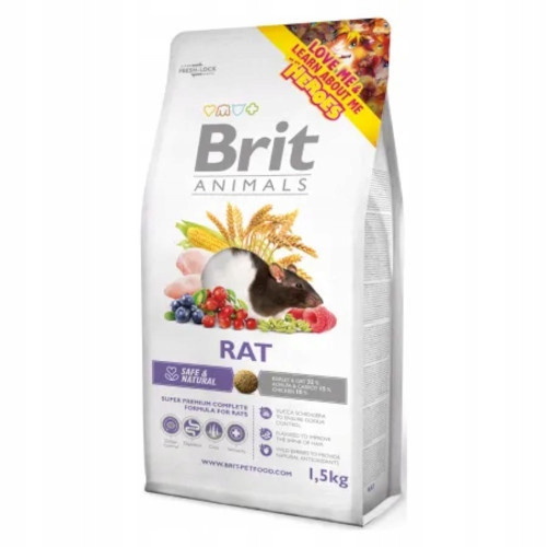 Takarmány kis rágcsálóknak - Brit Animals Rat Complete 1,5 kg