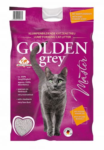 Alom nyulaknak és kis rágcsálóknak - Golden Grey bentonit macskaalom por 7kg