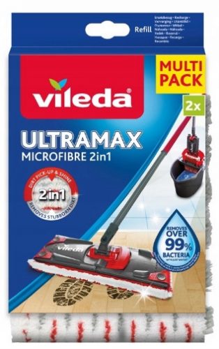 Padlómosó - Vileda Ultramax Microfibra 2in1 mop hozzájárulás 2 db