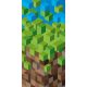 Törölköző - Strand törülköző 70x140 minecraft pixel 77 zöld