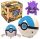 Játék figura - 4 db figure pokemon pokeball toy+figure